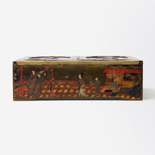 Load image into Gallery viewer, Exquisite Japanese 'Suzuri-bako' Enamelled Writing Box