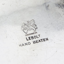 Load image into Gallery viewer, A Hand Wrought Sterling Silver Bowl with Serving Spoon by Lebolt & Co.