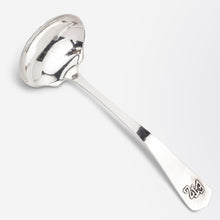 Load image into Gallery viewer, A Hand Wrought Sterling Silver Bowl with Serving Spoon by Lebolt & Co.
