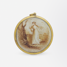 Load image into Gallery viewer, Georgian Miniature Double Sided Portrait Pendant