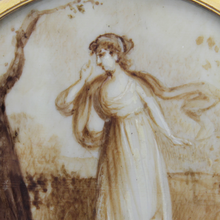 Load image into Gallery viewer, Georgian Miniature Double Sided Portrait Pendant