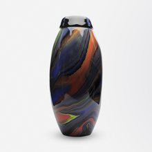 Load image into Gallery viewer, Polychromatic Marbled Glass Vase by Missoni

