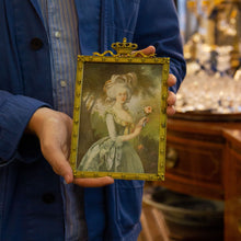 Load image into Gallery viewer, Portrait of Marie Antionette in Ormolu Frame After Le Brun