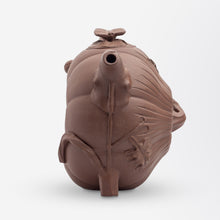 Load image into Gallery viewer, Chinese Yixing Clay Teapot in the Form of a Pumpkin