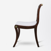 Load image into Gallery viewer, Set of 4 Regency Mahogany Chairs with Neoclassical Mounts