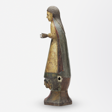 Load image into Gallery viewer, 17th Century Polychrome Carved Timber Santos Figure of Saint Mary
