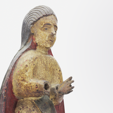 Load image into Gallery viewer, 17th Century Polychrome Carved Timber Santos Figure of Saint Mary