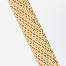 Load image into Gallery viewer, Mid Century, 18kt Gold, Swedish 'Gate Link' Bracelet