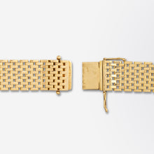 Load image into Gallery viewer, Mid Century, 18kt Gold, Swedish 'Gate Link' Bracelet