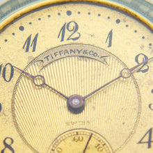 Load image into Gallery viewer, 18kt Gold, Tiffany & Co Enamelled Pendant Watch on Chain