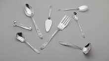 Load image into Gallery viewer, Sterling Silver Flatware Set by International Silver in the Wedgwood Pattern
