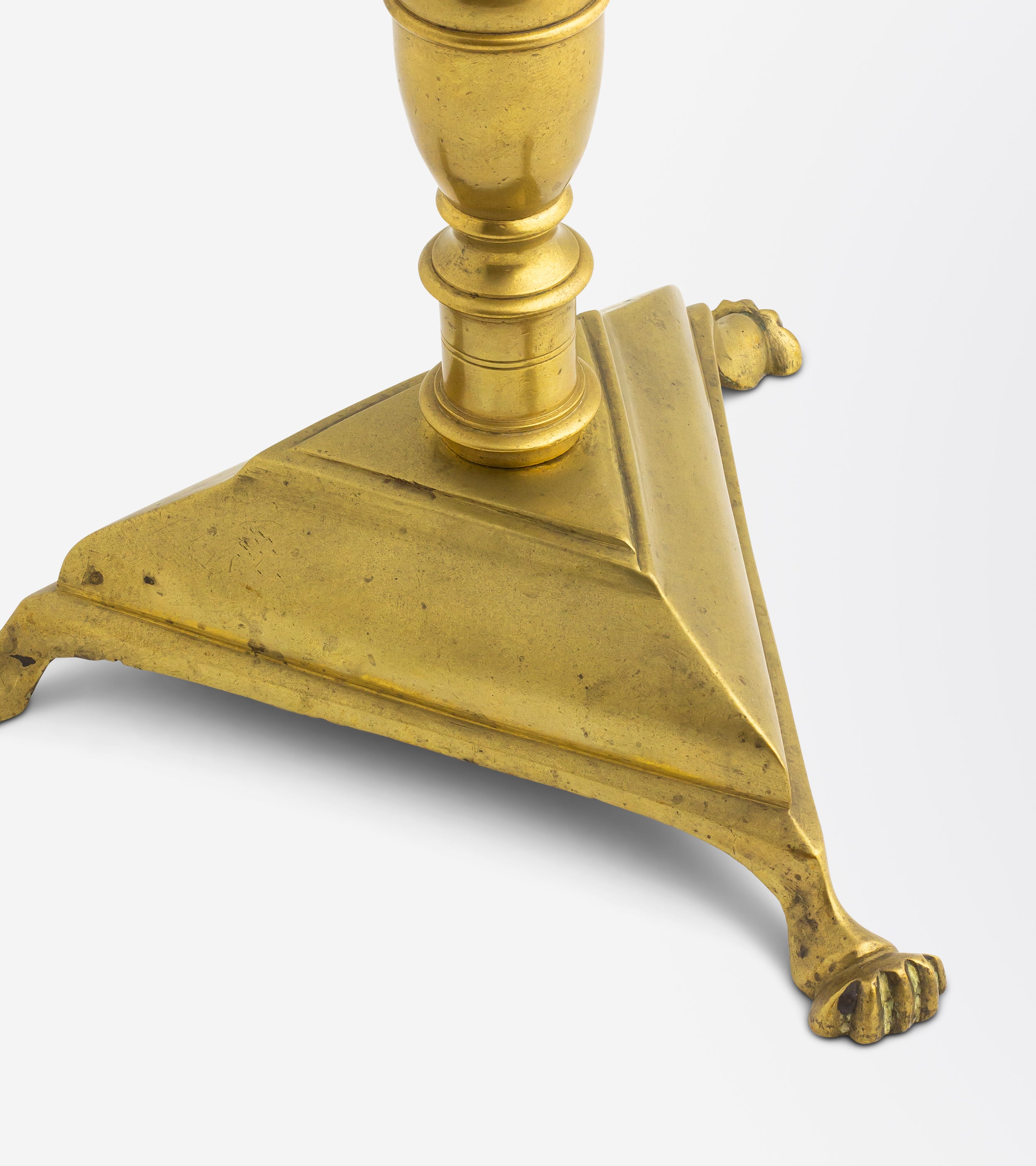 17th Century Spanish Brass Candlestick