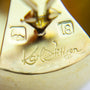 18kt Gold Orb Earrings by Karl Stittgen