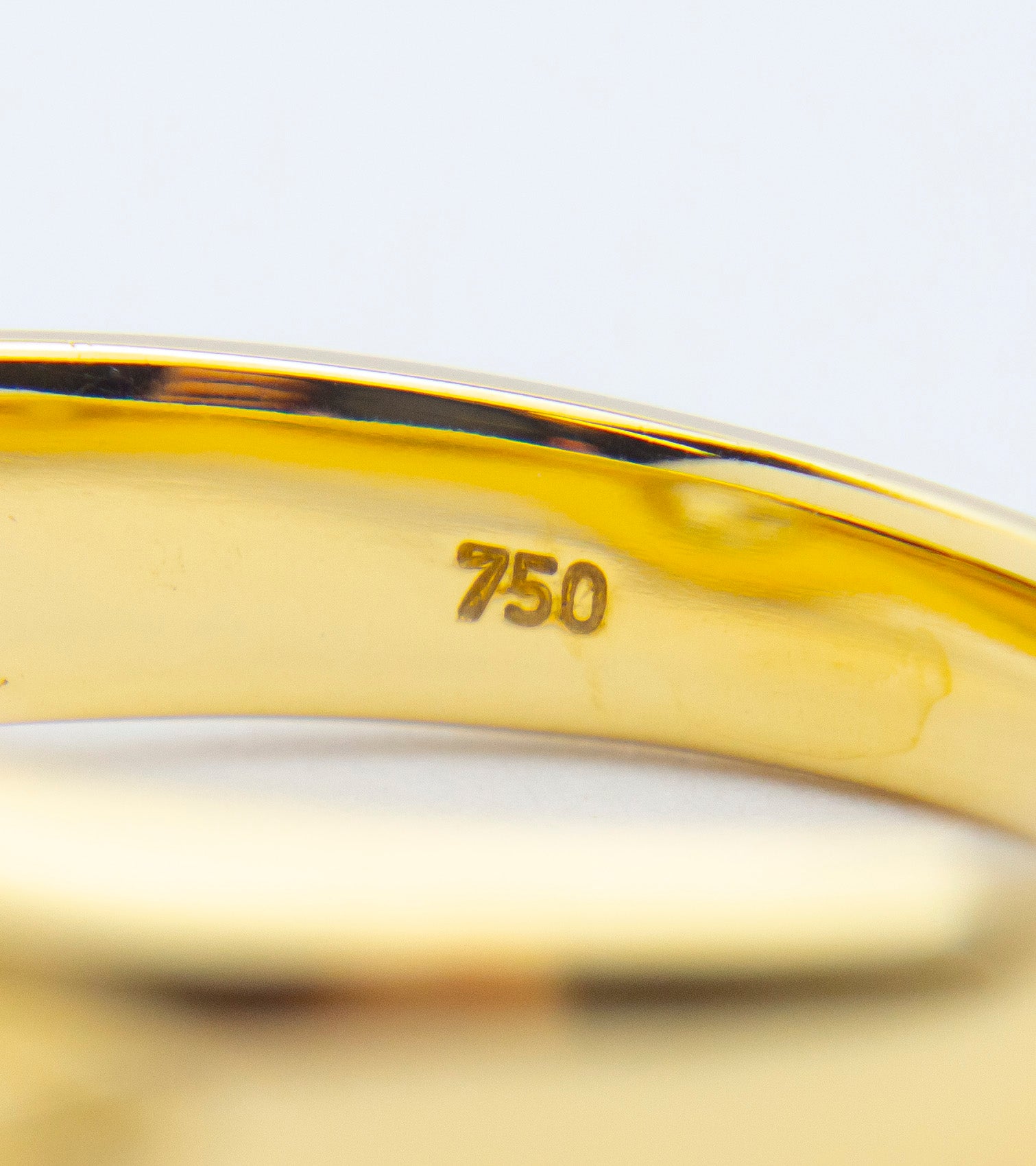 Antique Style Yellow Gold Ring with Old Mine Cut Diamond