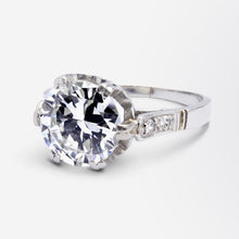 Load image into Gallery viewer, Art Deco Platinum &amp; 2.25ct Diamond Solitaire Ring
