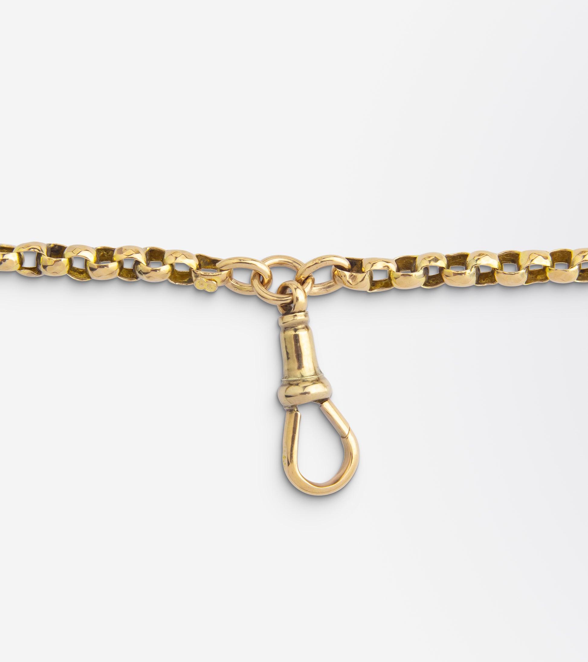 Antique Victorian 9kt Yellow Gold Muff Chain