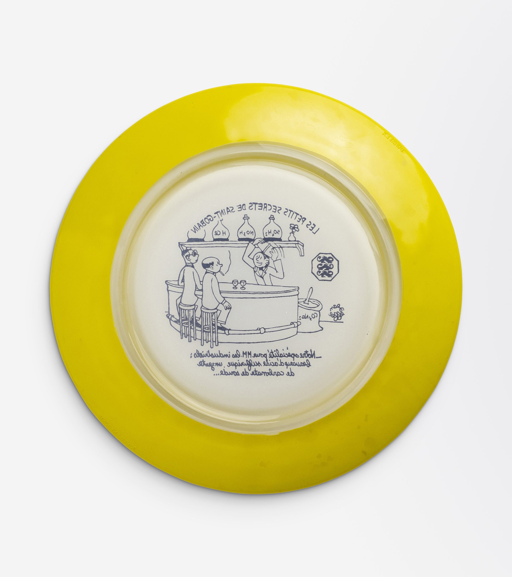 Set of 12 Saint-Gobain Advertising Plates Designed by Jean Effel