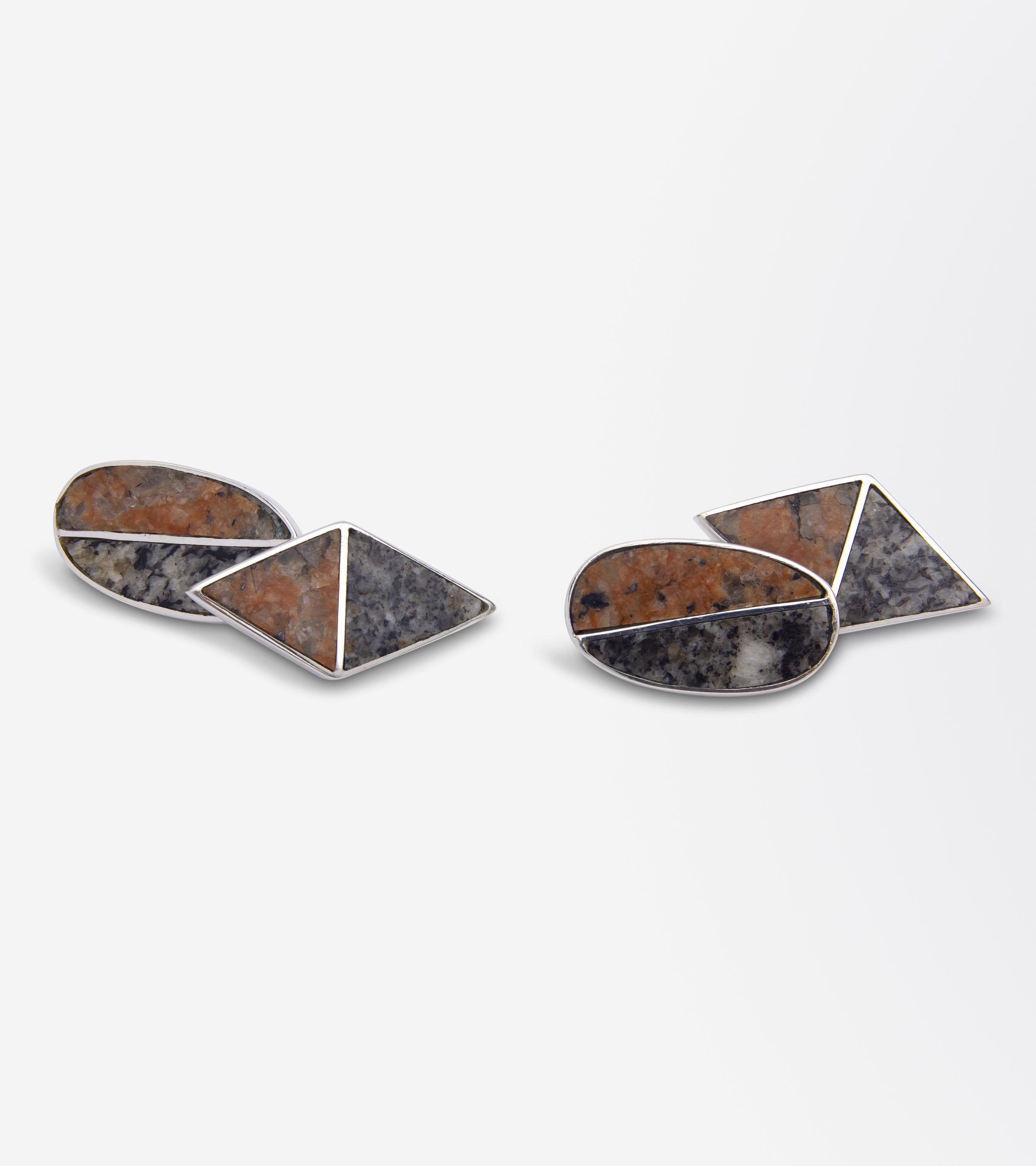 Art Deco, Sterling Silver & Agate Cufflinks by J Cook & Son