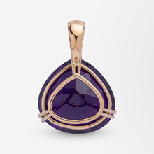 Load image into Gallery viewer, 9kt Rose Gold &amp; Amethyst Pendant
