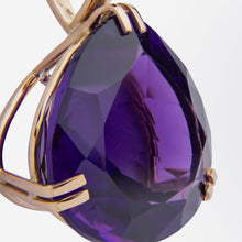 Load image into Gallery viewer, 9kt Rose Gold &amp; Amethyst Pendant
