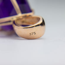 Load image into Gallery viewer, 9kt Rose Gold &amp; Amethyst Pendant
