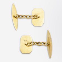 Load image into Gallery viewer, Egyptian 18kt Gold Cufflinks Circa 1945
