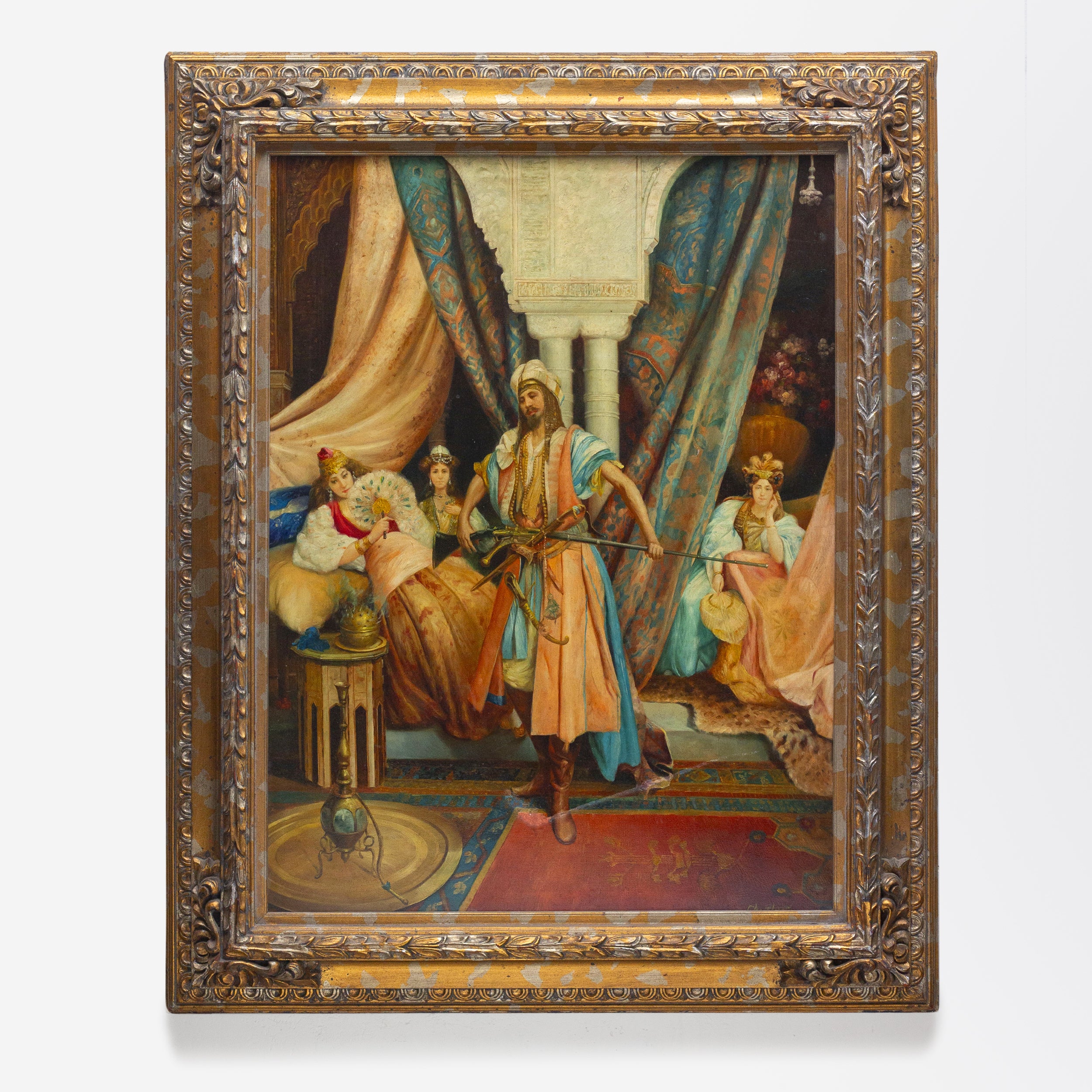Large Orientalist Oil Painting