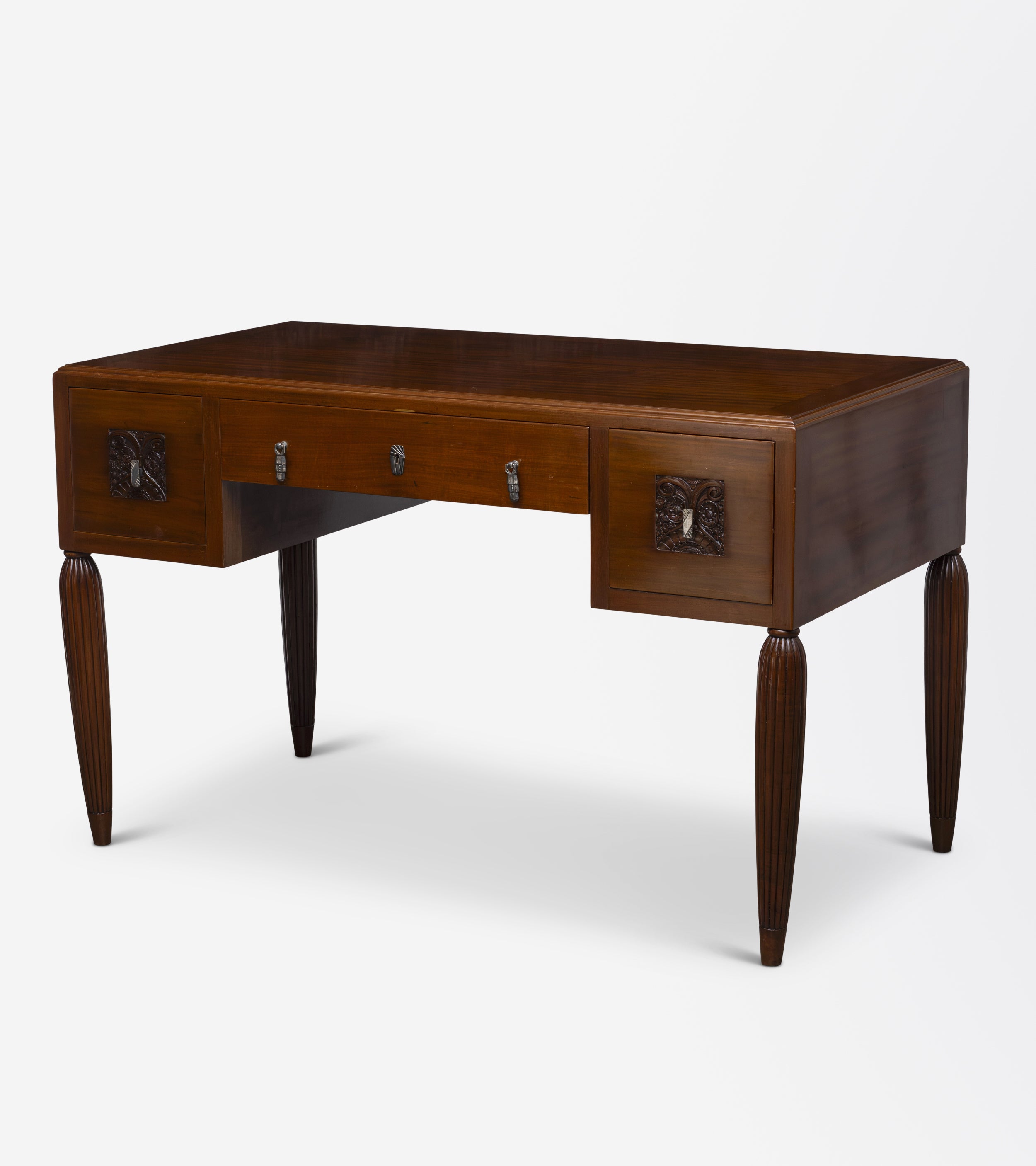 French Art Deco Rosewood Desk