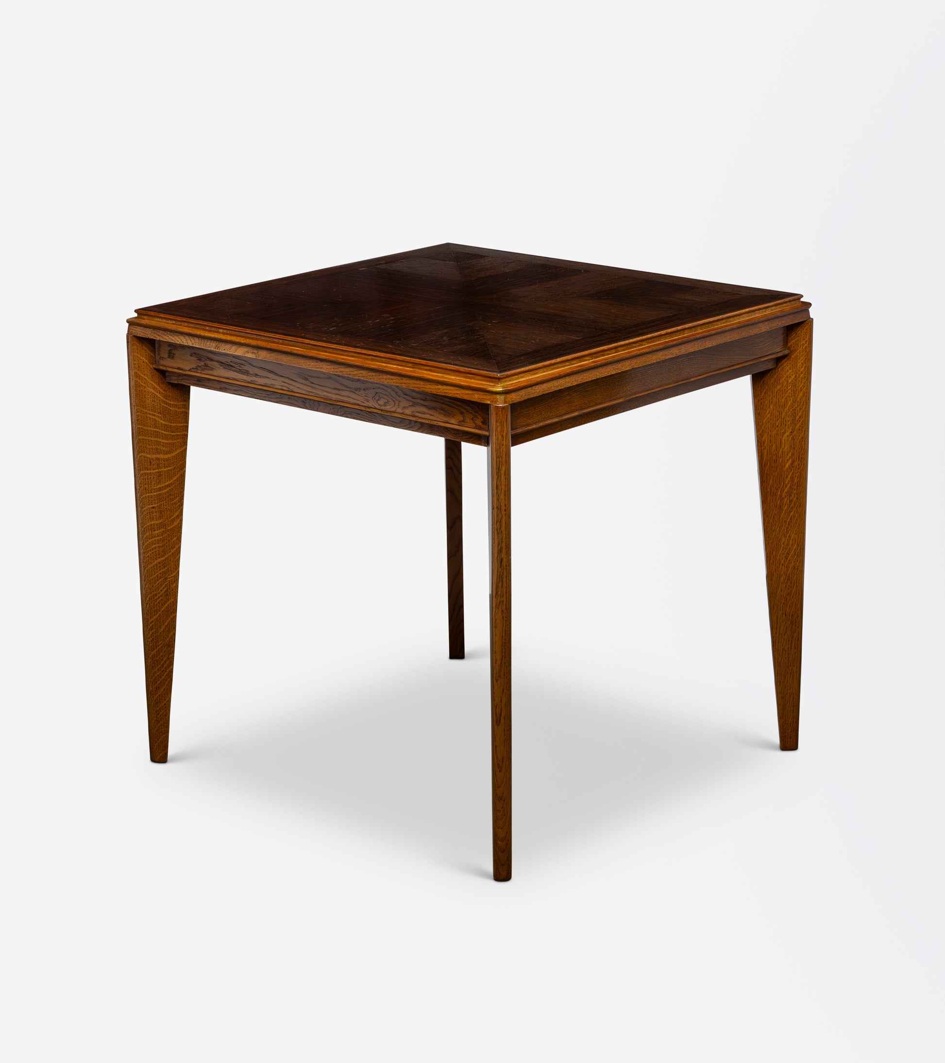 A French Art Deco Games Table in Oak and Palisander