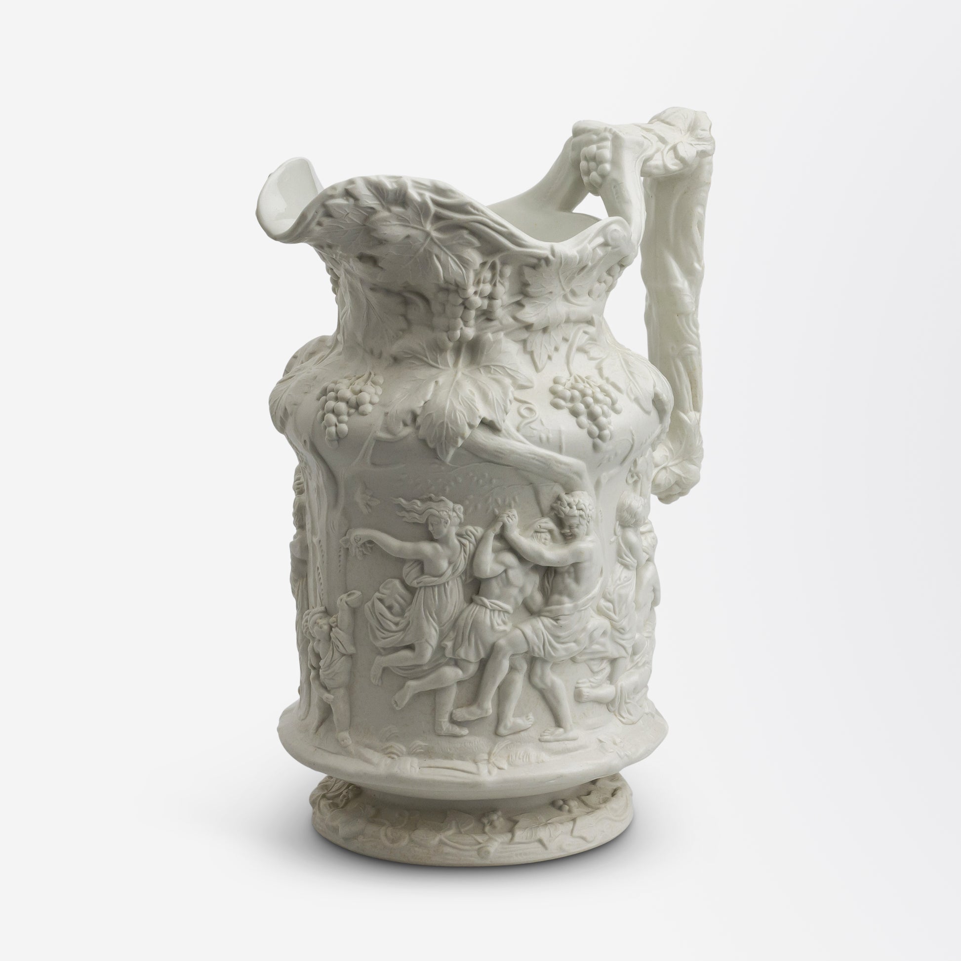 Chose de cruche blanche bacchique