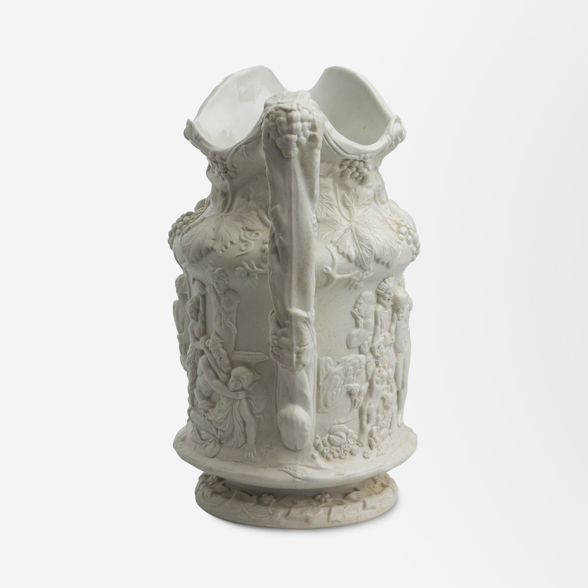 Chose de cruche blanche bacchique