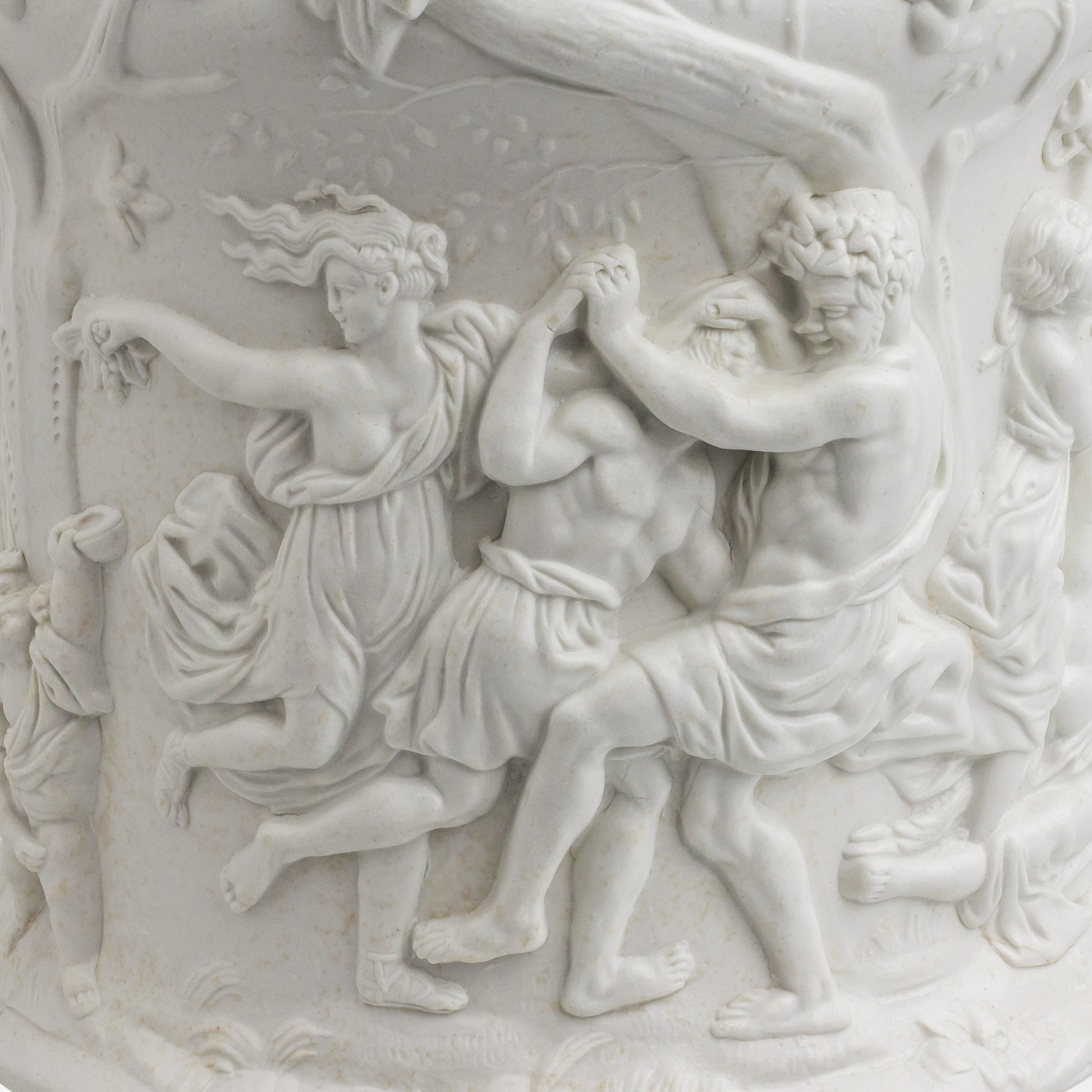 Chose de cruche blanche bacchique