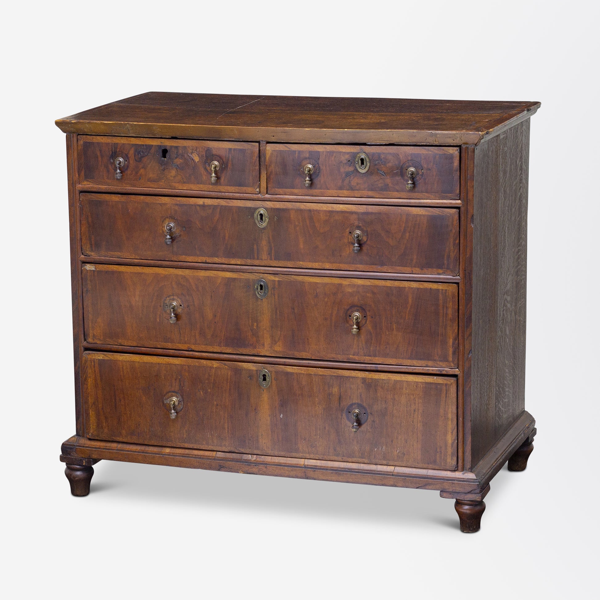 Commode William et Mary en noyer