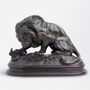 Lion et Serpent Bronze by Antoine-Louis Barye