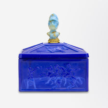 Load image into Gallery viewer, Lapis Glass Sarcophagus Box by Turiet &amp; Bardach
