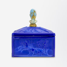 Load image into Gallery viewer, Lapis Glass Sarcophagus Box by Turiet &amp; Bardach
