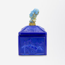 Load image into Gallery viewer, Lapis Glass Sarcophagus Box by Turiet &amp; Bardach
