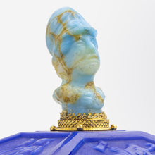 Load image into Gallery viewer, Lapis Glass Sarcophagus Box by Turiet &amp; Bardach
