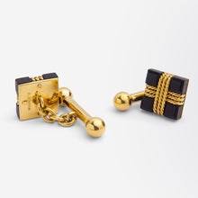 Load image into Gallery viewer, Rene Boivin, Ebony &amp; 18kt Gold Dress Set
