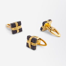 Load image into Gallery viewer, Rene Boivin, Ebony &amp; 18kt Gold Dress Set
