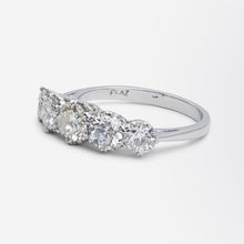 Load image into Gallery viewer, Antique Style Platinum &amp; Old European Cut Diamond Ring
