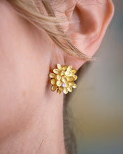 Load image into Gallery viewer, Pair of 18kt Gold &amp; Diamond Ear Clips by Andrew Grima
