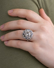 Load image into Gallery viewer, Georgian Diamond Button Ring
