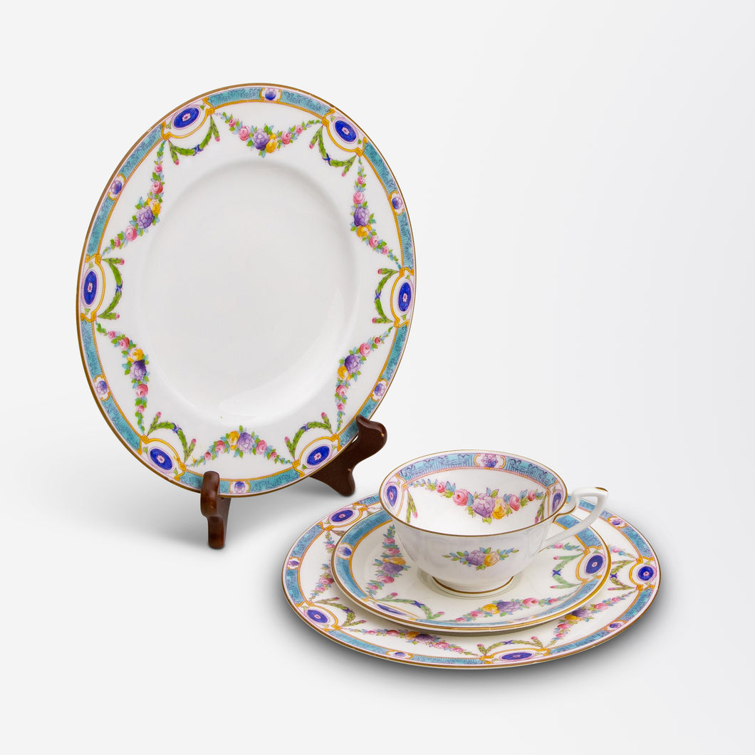 Large Porcelain Dining Set by Royal Worcester
