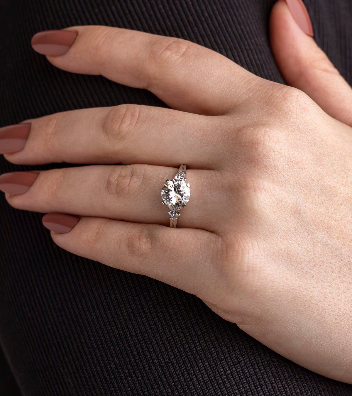 Tiffany & Co Platinum & Diamond Ring Circa 1960