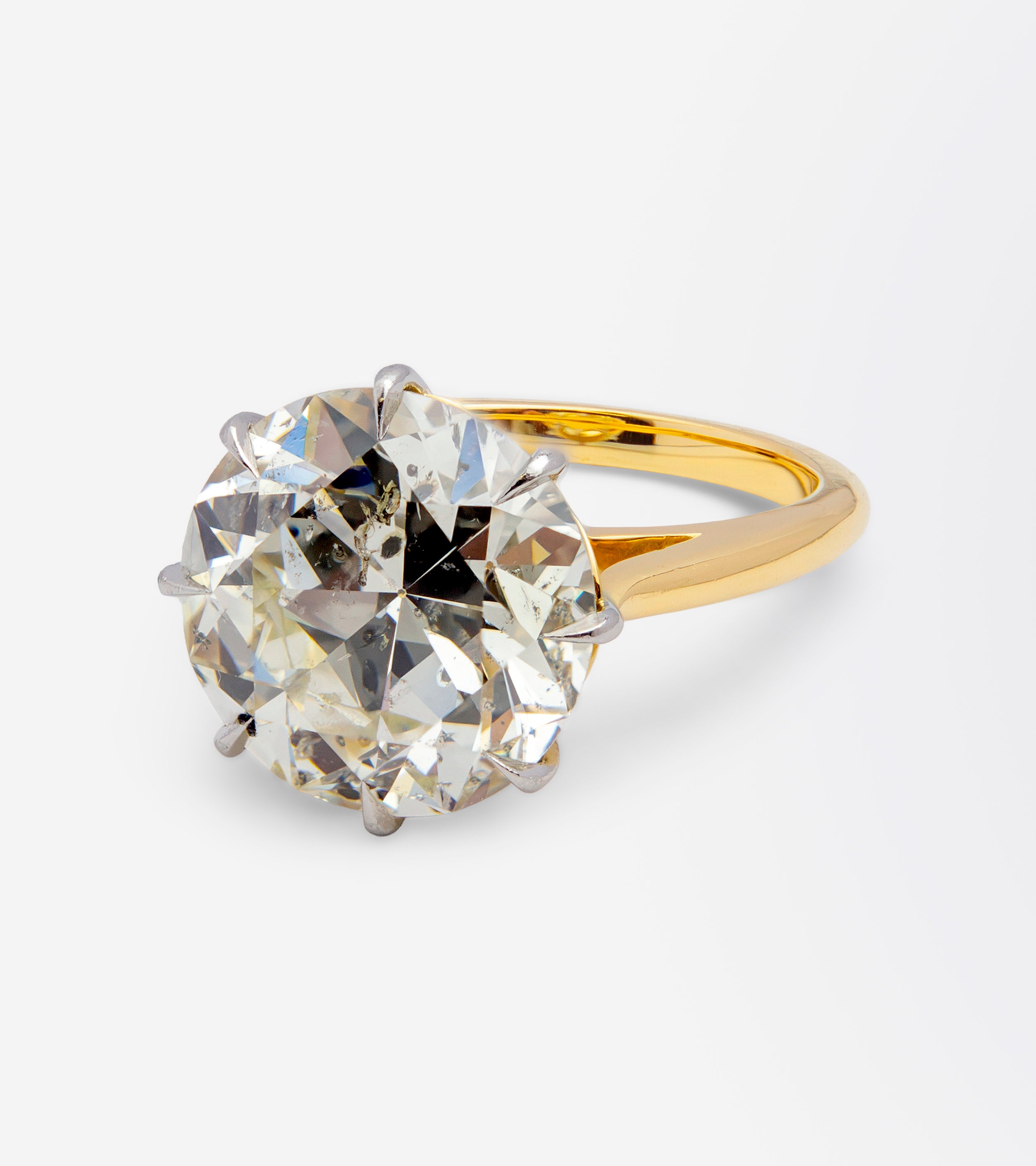 Impressive 8.10ct Diamond Solitaire Ring