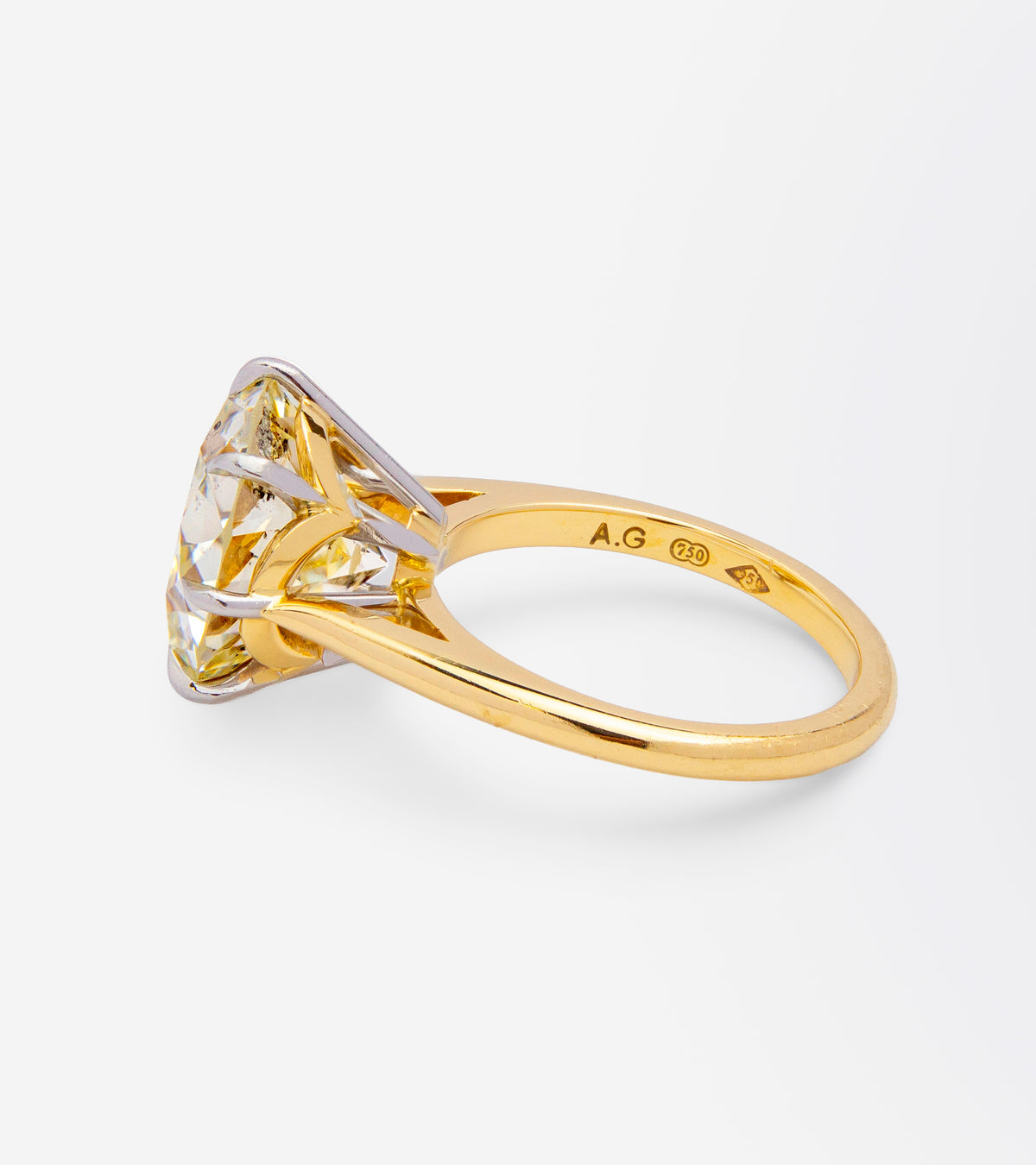 Impressive 8.10ct Diamond Solitaire Ring