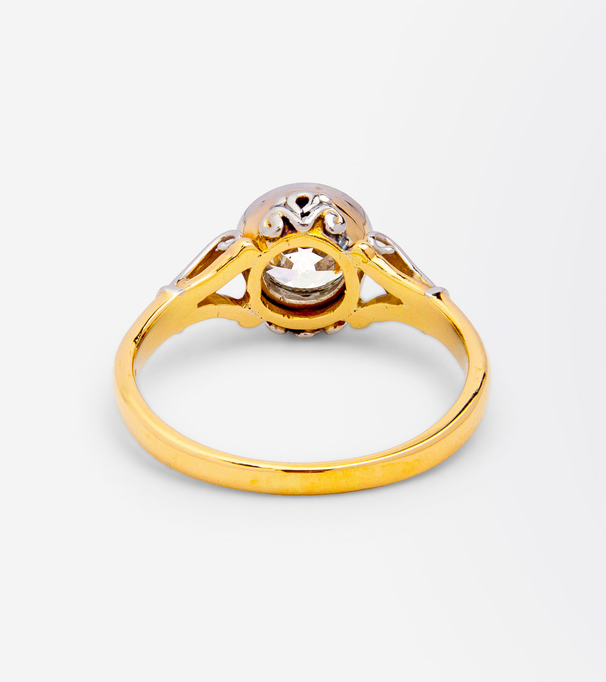 Art Deco Inspired 18kt Gold & Diamond Ring