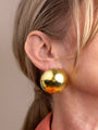 18kt Gold Orb Earrings by Karl Stittgen