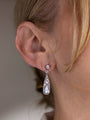 Platinum & Diamond Belle Epoque Style Drop Earrings